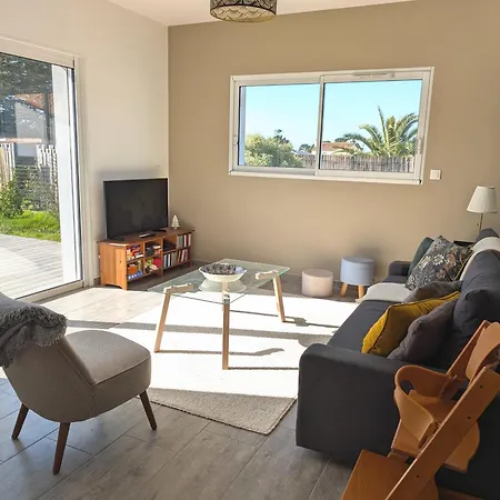 Maison Familiale Avec Jardin A Deux Pas De L'ocean Ferienhaus *