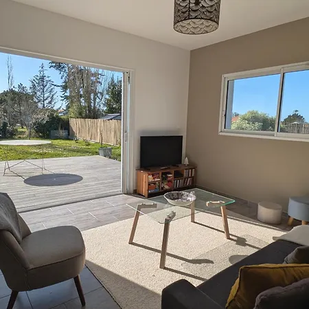 Maison Familiale Avec Jardin A Deux Pas De L'ocean Ferienhaus *