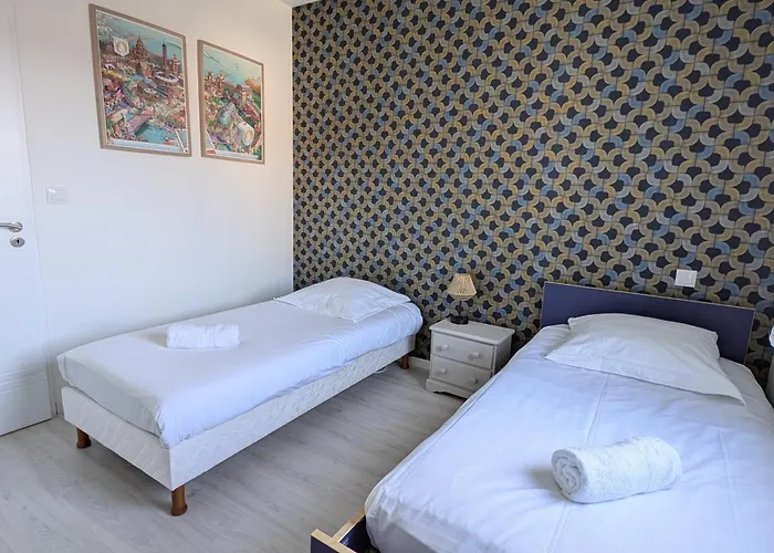 Дом отдыха Maison Familiale Avec Jardin A Deux Pas De L'ocean